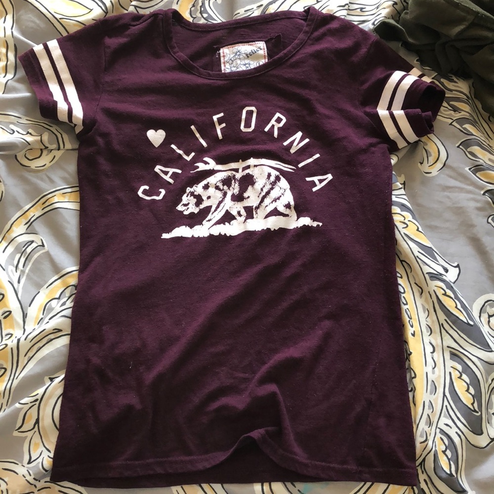 Maroon Cali shirt
